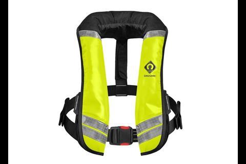 The Crewfit 275N - one of a range of new 3D Fusion lifejackets from Survitec